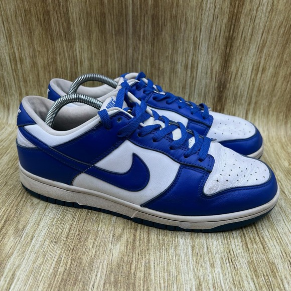 Nike Dunk Low SP Kentucky Men's Size 9.5 Blue White Sneakers Shoes CU1726-100 - Picture 1 of 10